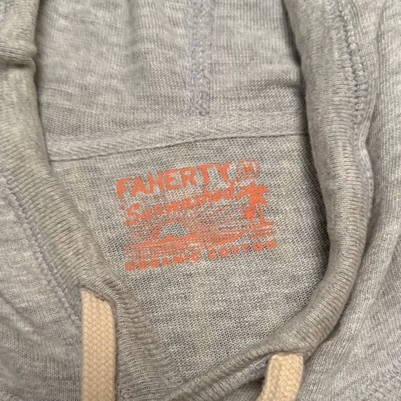 Gray Hoodie with Pink and Yellow Stripes - Picture 3 of 4